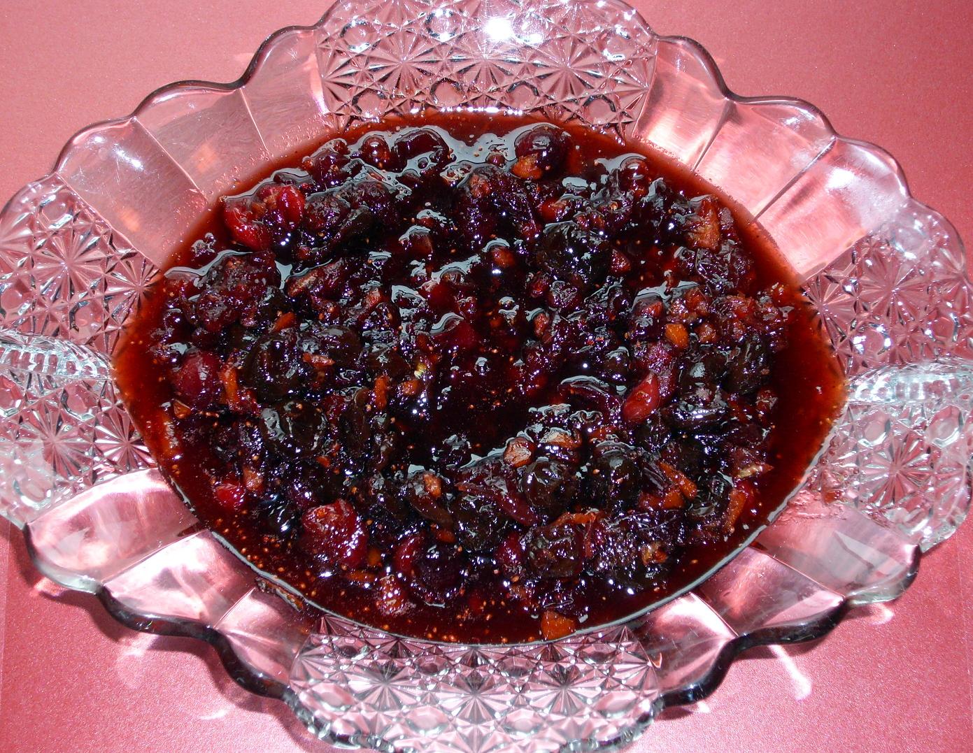 Spiced Spiked Cranberry Sauce
