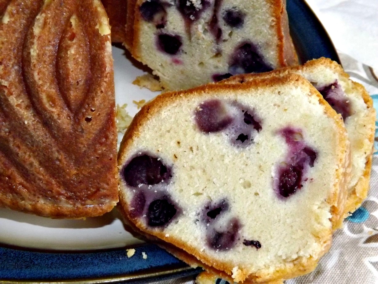 Blueberry Grand Marnier Brown Butter Pound Cake 2
