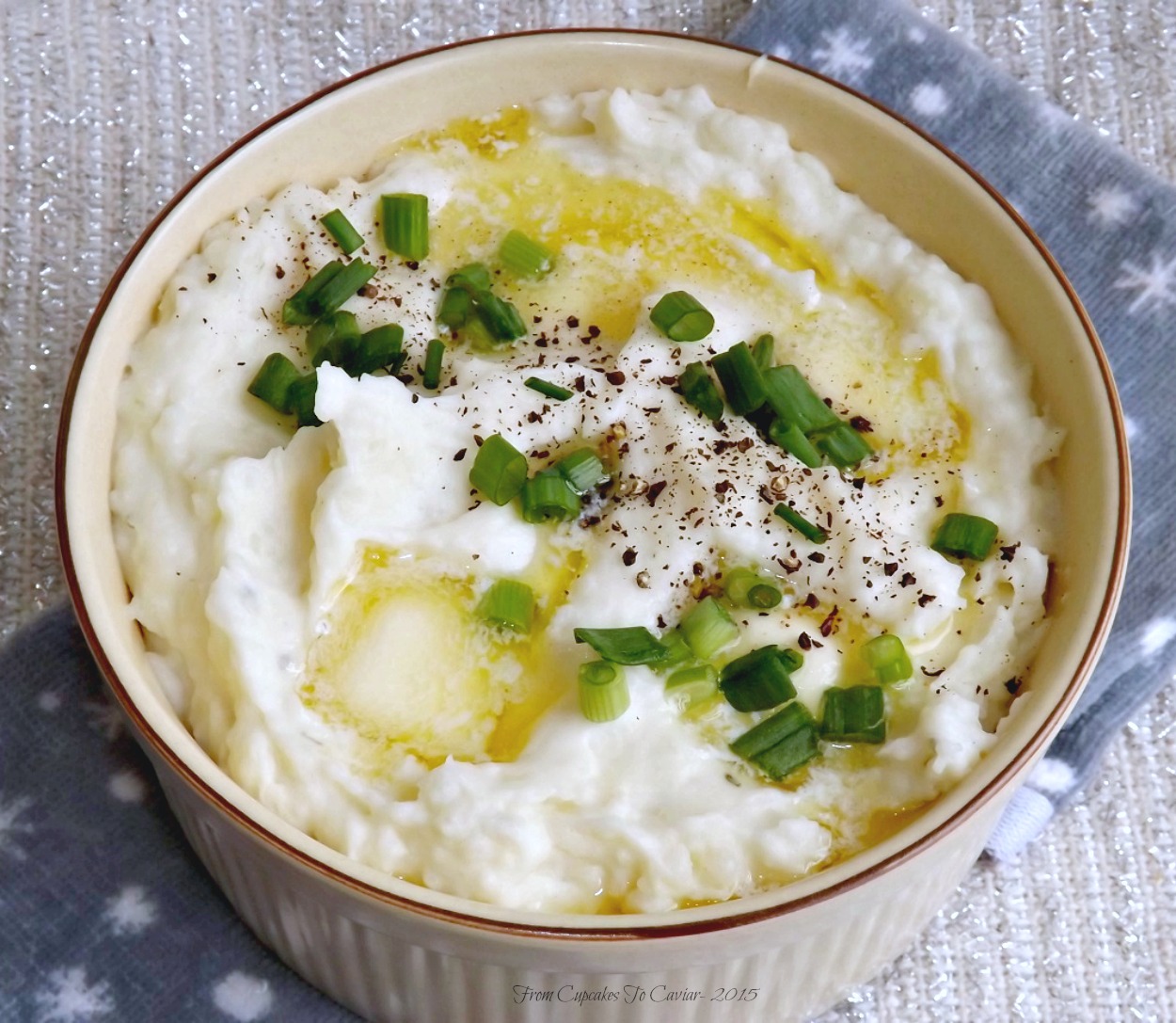 Ultimate Buttery Sour Cream And Onion Mashed Potatoes