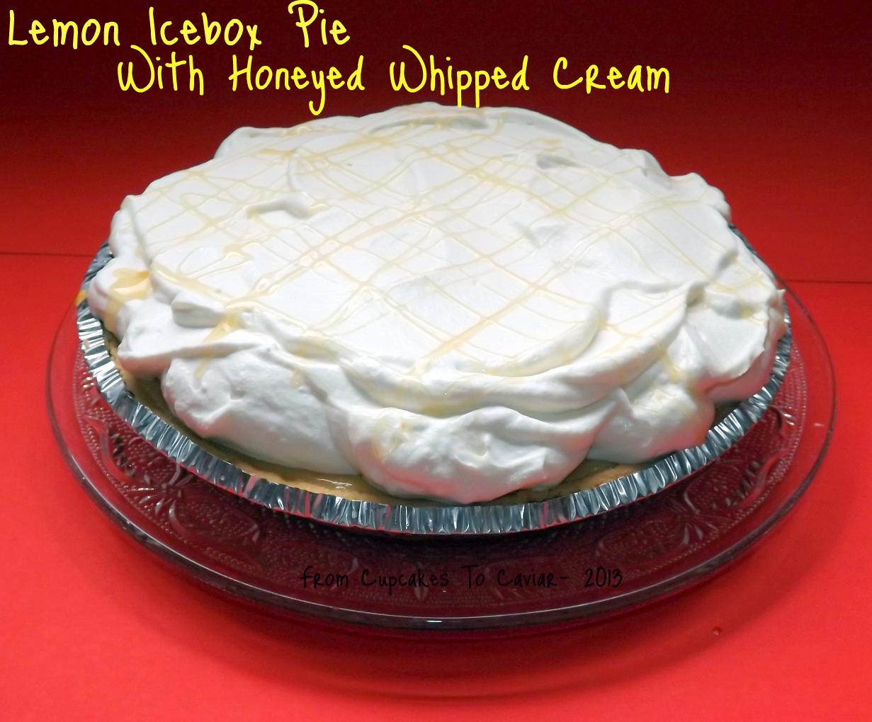 Lemon Icebox Pie With Honeyed Whipped Cream