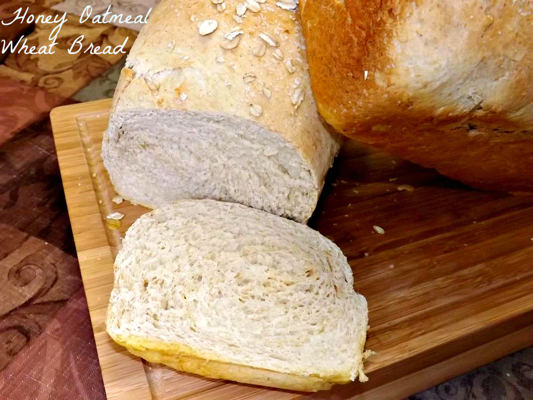 Honey Oatmeal Wheat Bread
