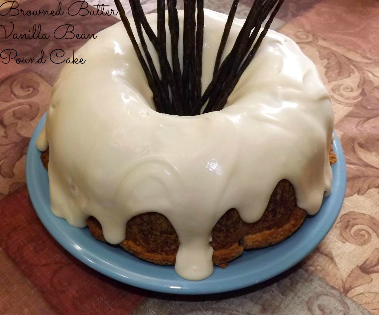 Browned Butter Vanilla Bean Pound Cake