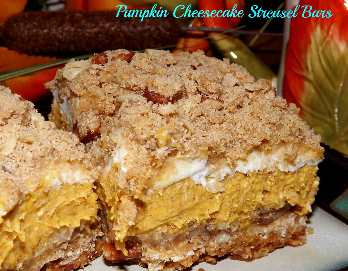 Pumpkin Cheesecake Streusel bars2
