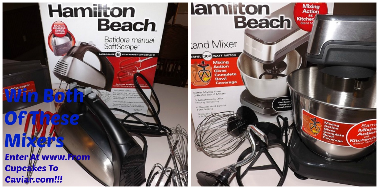 Hamilton Beach Stand Mixer & Hand Mixer Giveaway!
