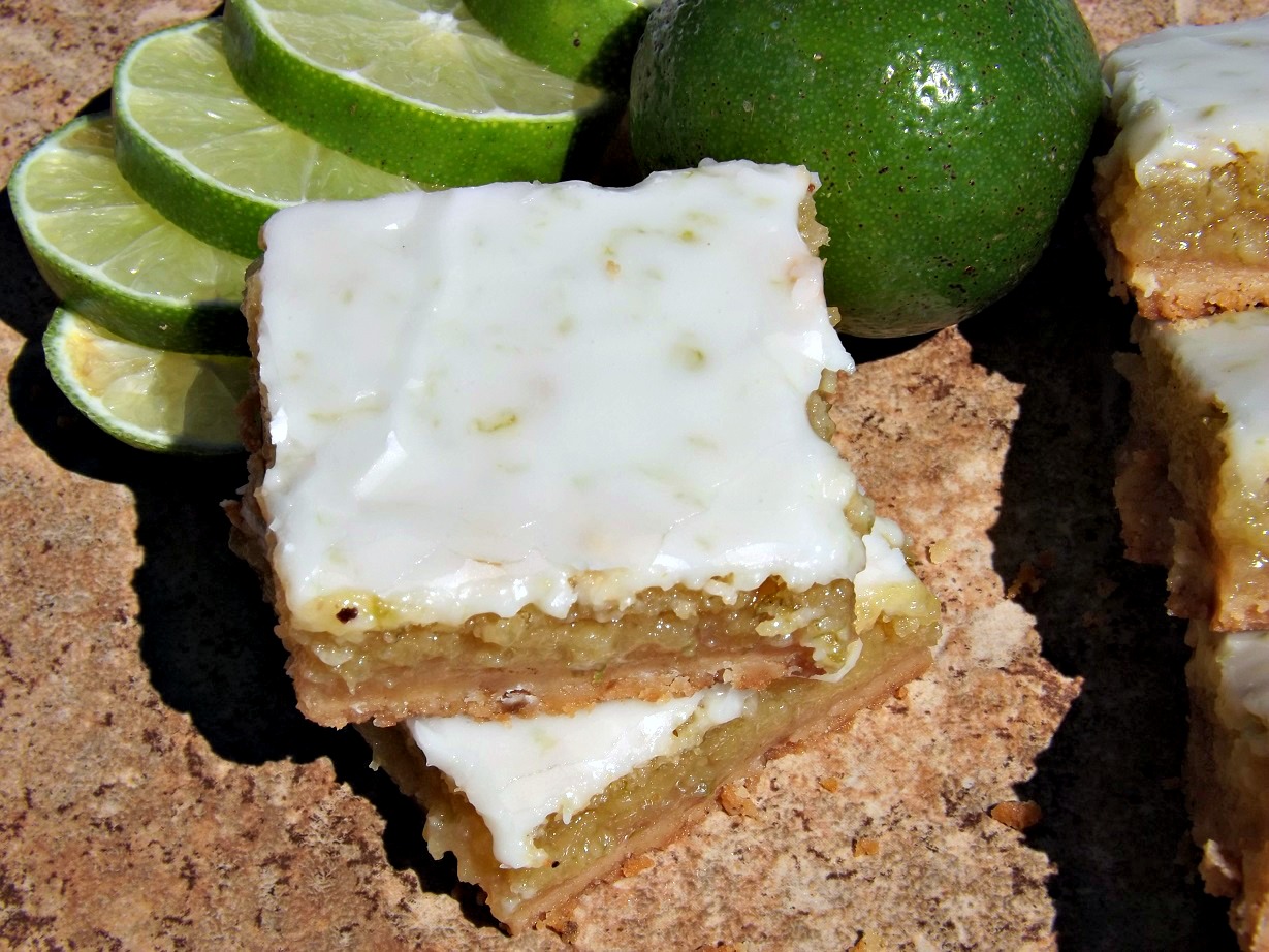 Tangy Lime Bars With A Brown Butter Shortbread Crust