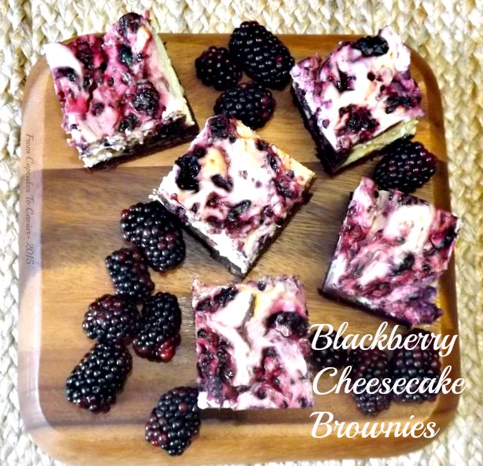 Blackberry Cheesecake Brownies 1