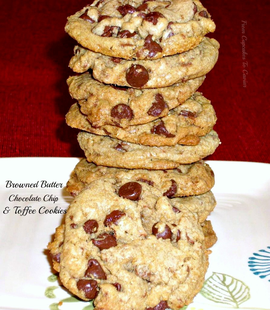 Browned Butter Chocolate Chip & Toffee Cookies