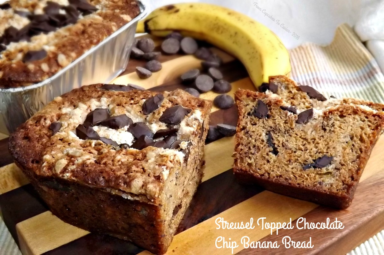 Streusel Topped Chocolate Chip Banana Bread 3