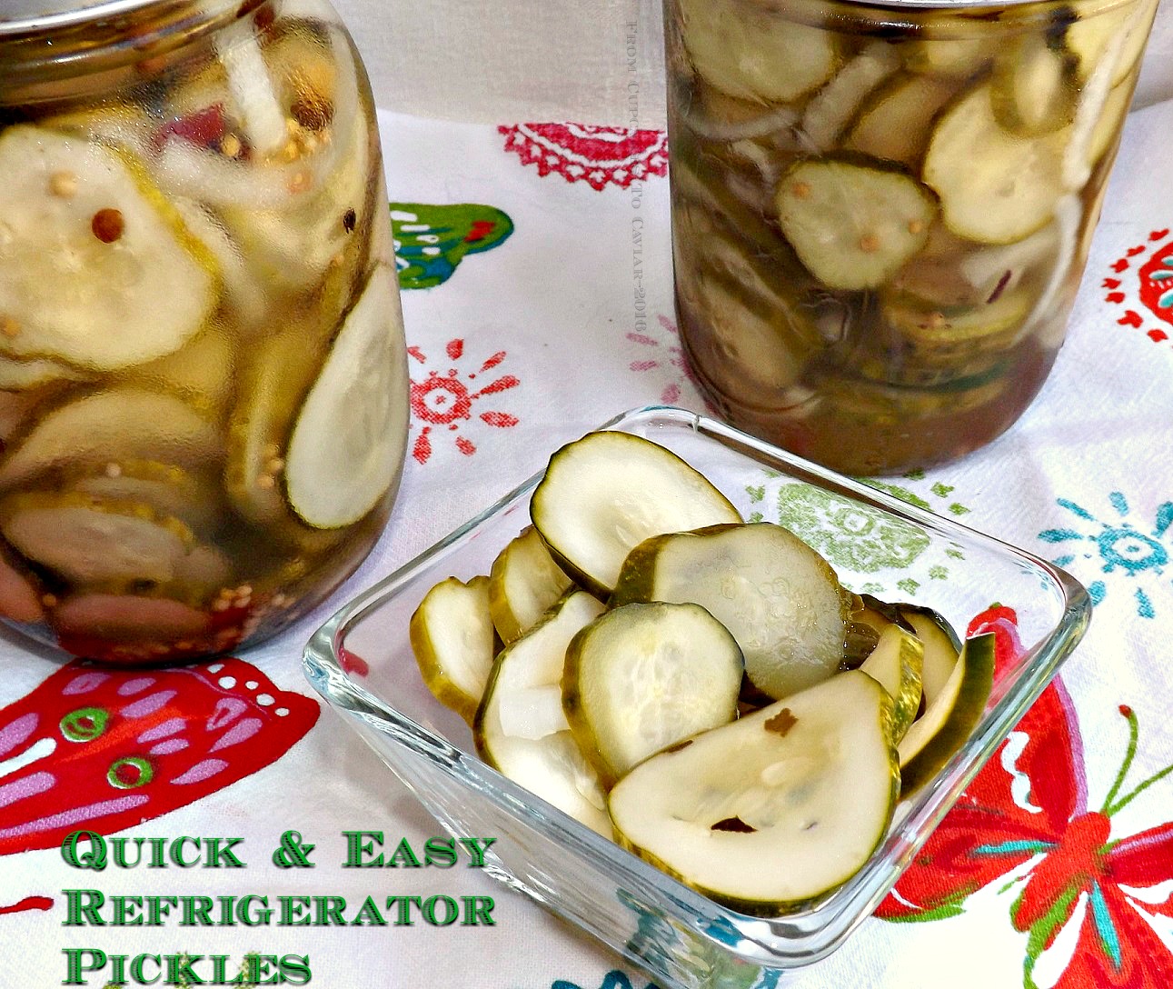 Quick & Easy Refrigerator Pickles
